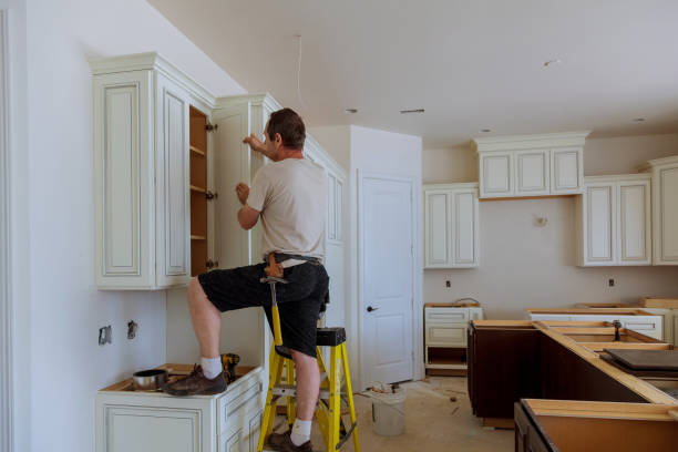 Open concept kitchen conversion in Federal Way by JMT Kitchen Cabinet