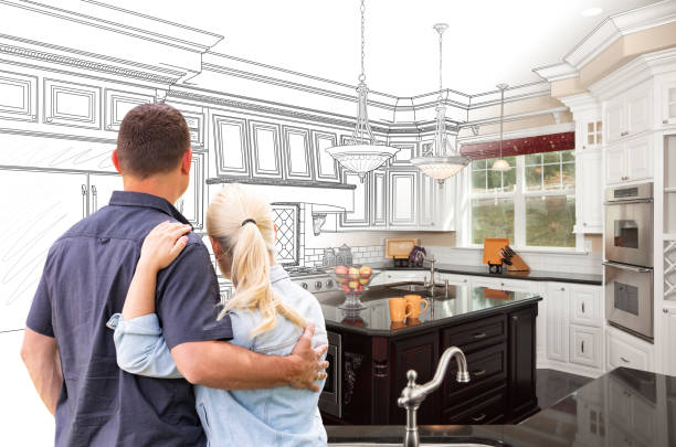 Load-bearing wall removal in Federal Way by JMT Kitchen Cabinet